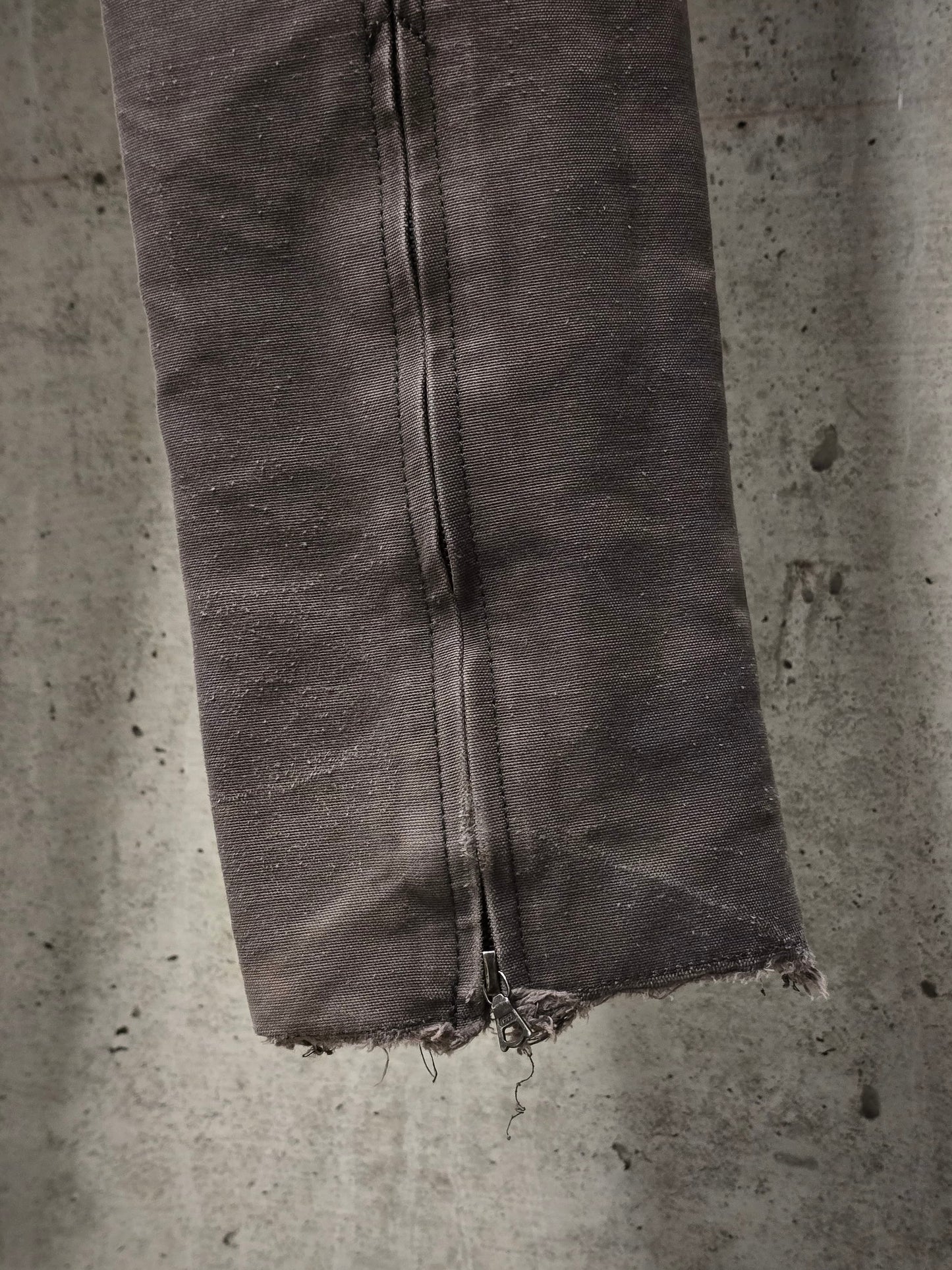 The Viridi-Anne Early 00s Khaki Bio Washed Cotton Canvas Pants