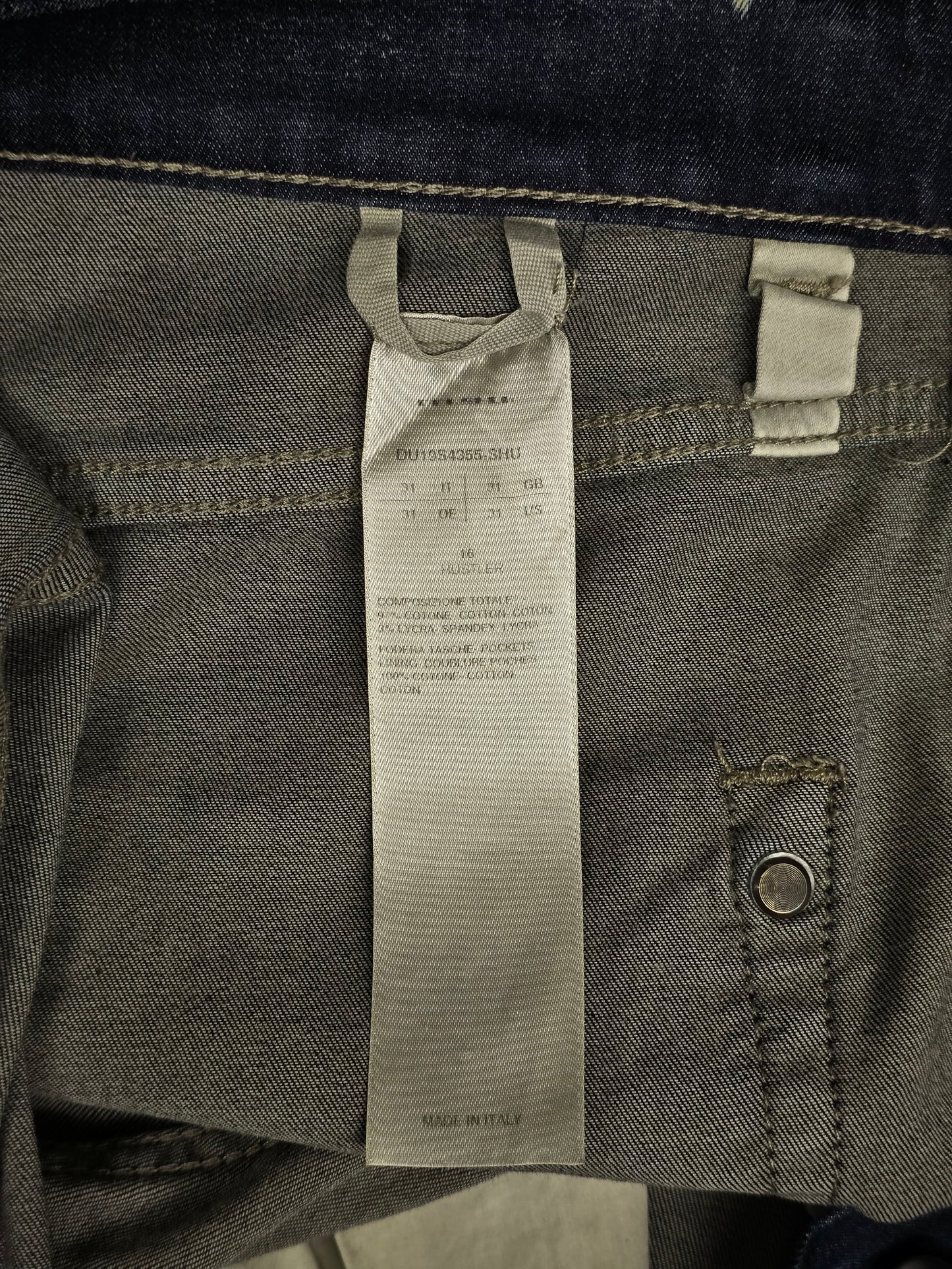 Rick Owens DRKSHDW SS19 "BABEL" HUSTLER 'Berlin Cropped Cut' Denim