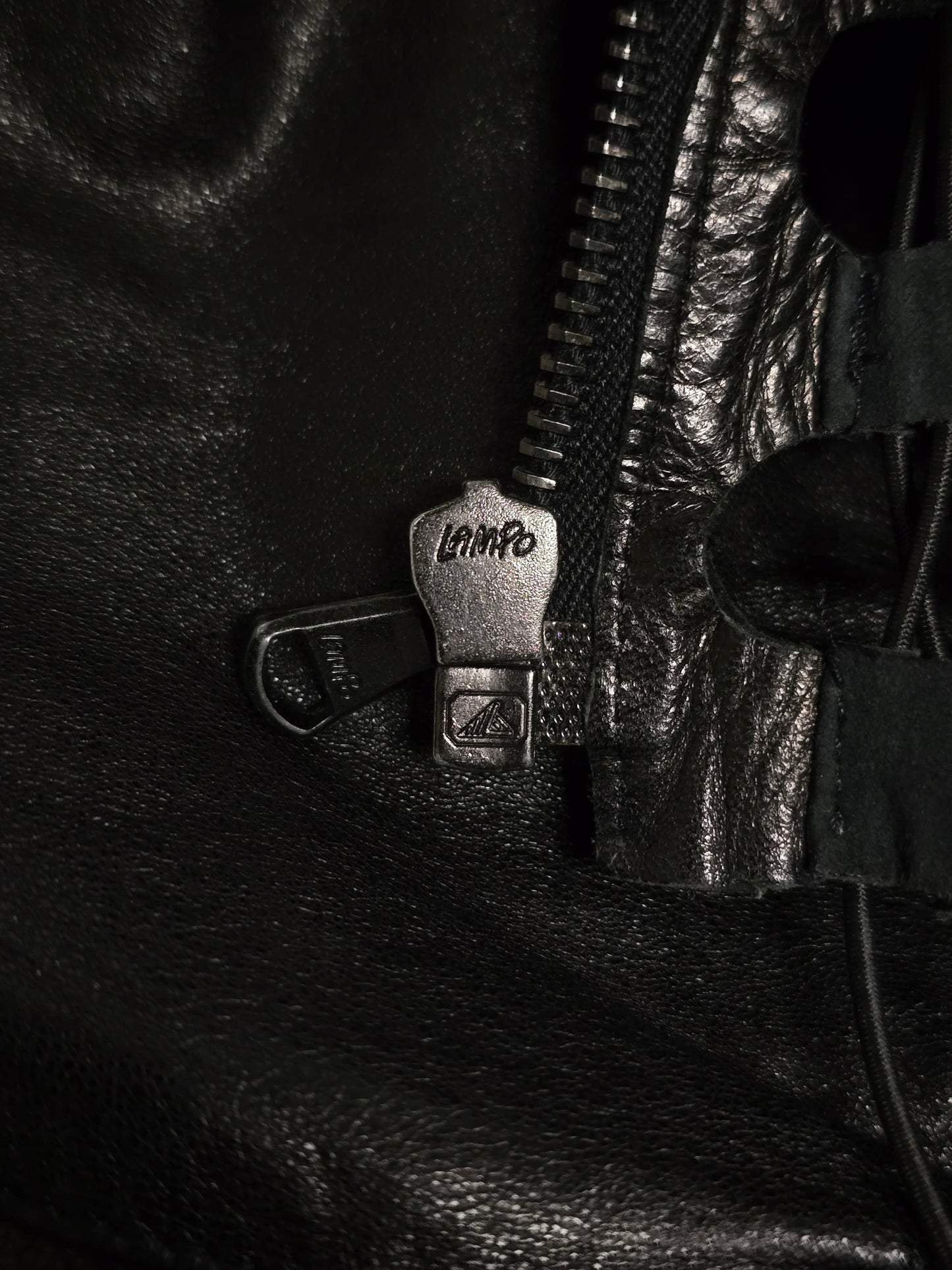 *SAMPLE* Helmut Lang SS01 Bungee Cord Cut Out Lambskin Leather Jacket