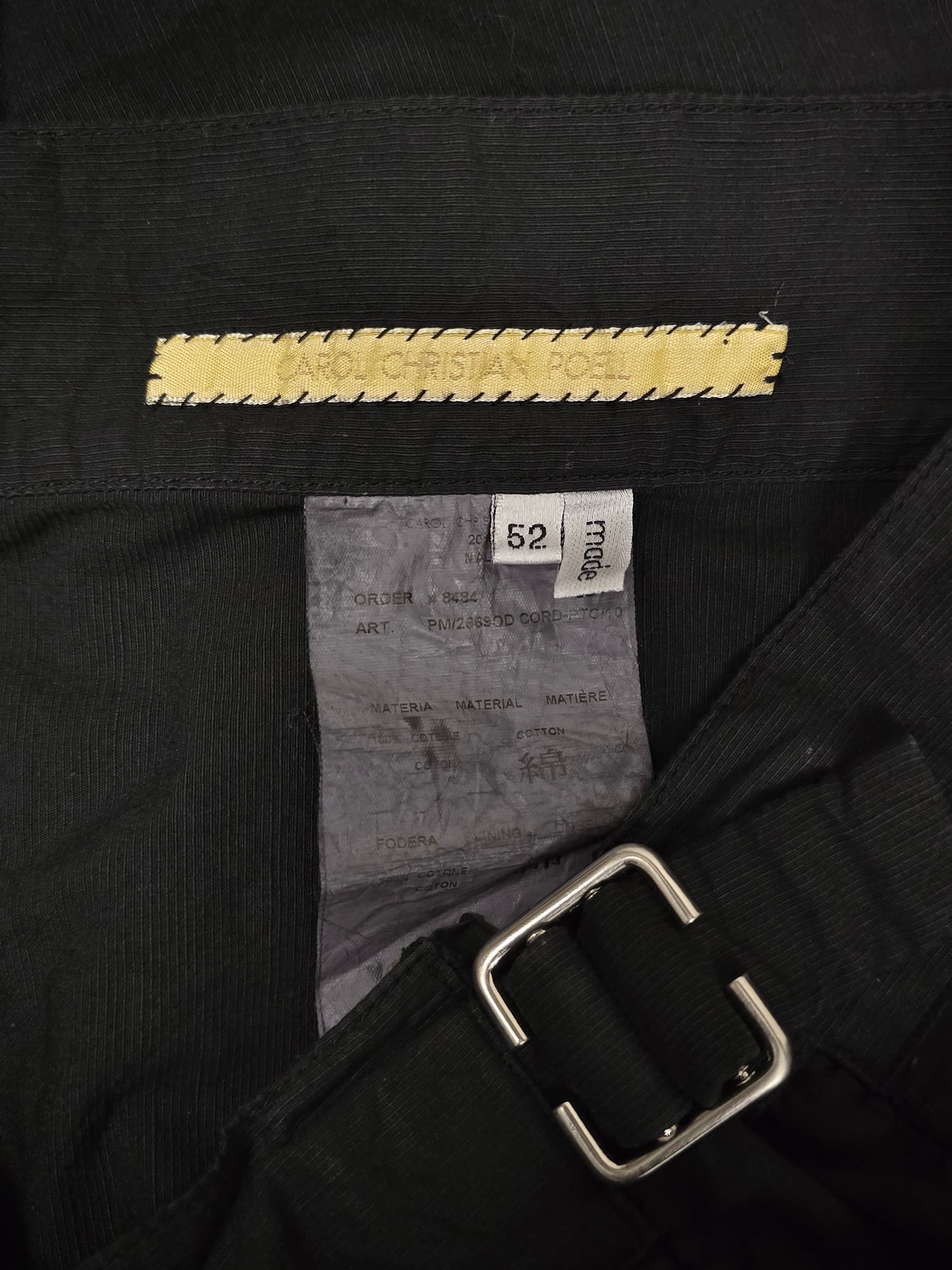 Carol Christian Poell 'PM/2669OD CORD-PTC/10' Object-Dyed Visible Meltlock Long-Johns detail | DRIEW GARMENTS
