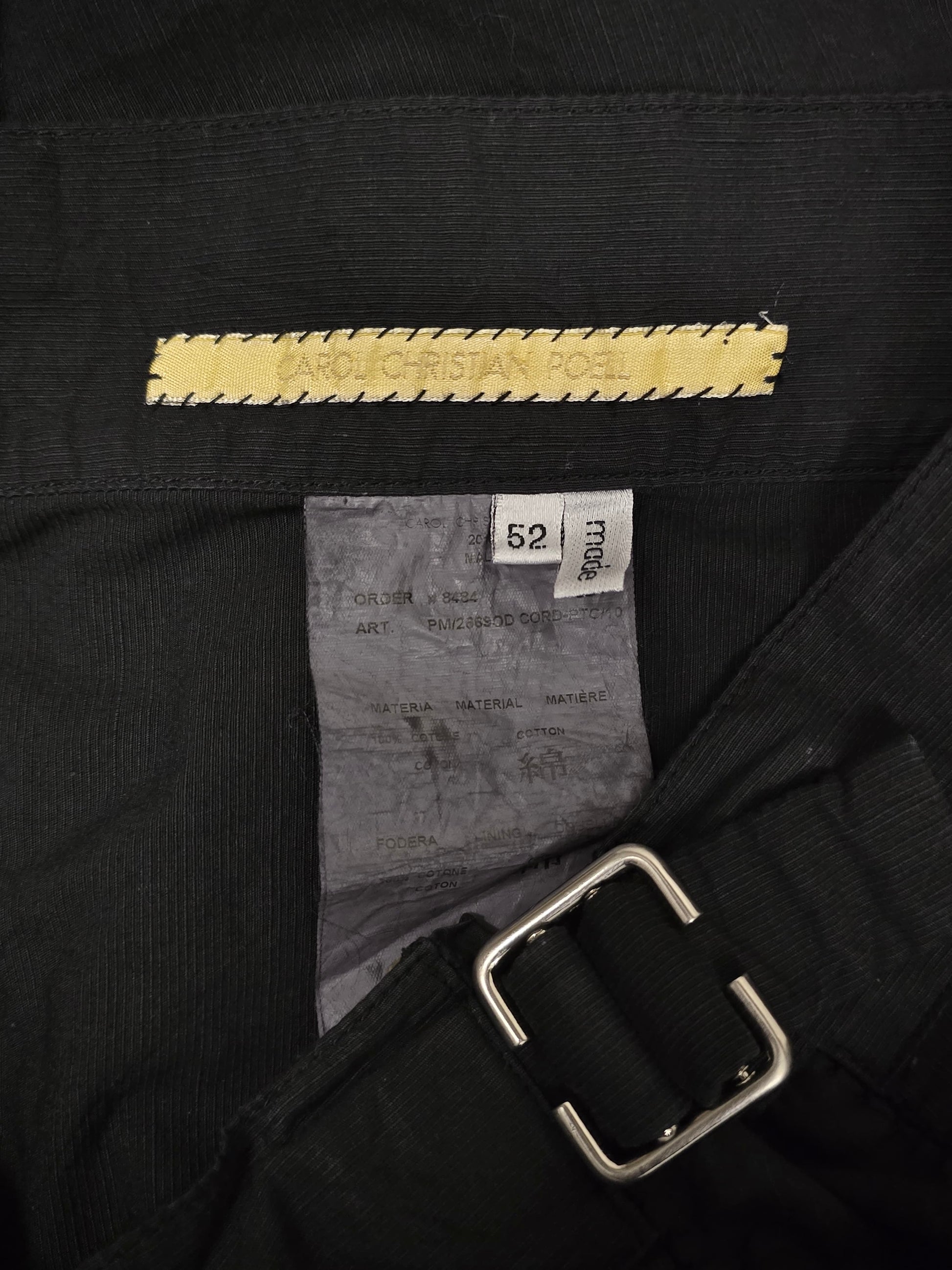 Carol Christian Poell 'PM/2669OD CORD-PTC/10' Object-Dyed Visible Meltlock Long-Johns detail | DRIEW GARMENTS