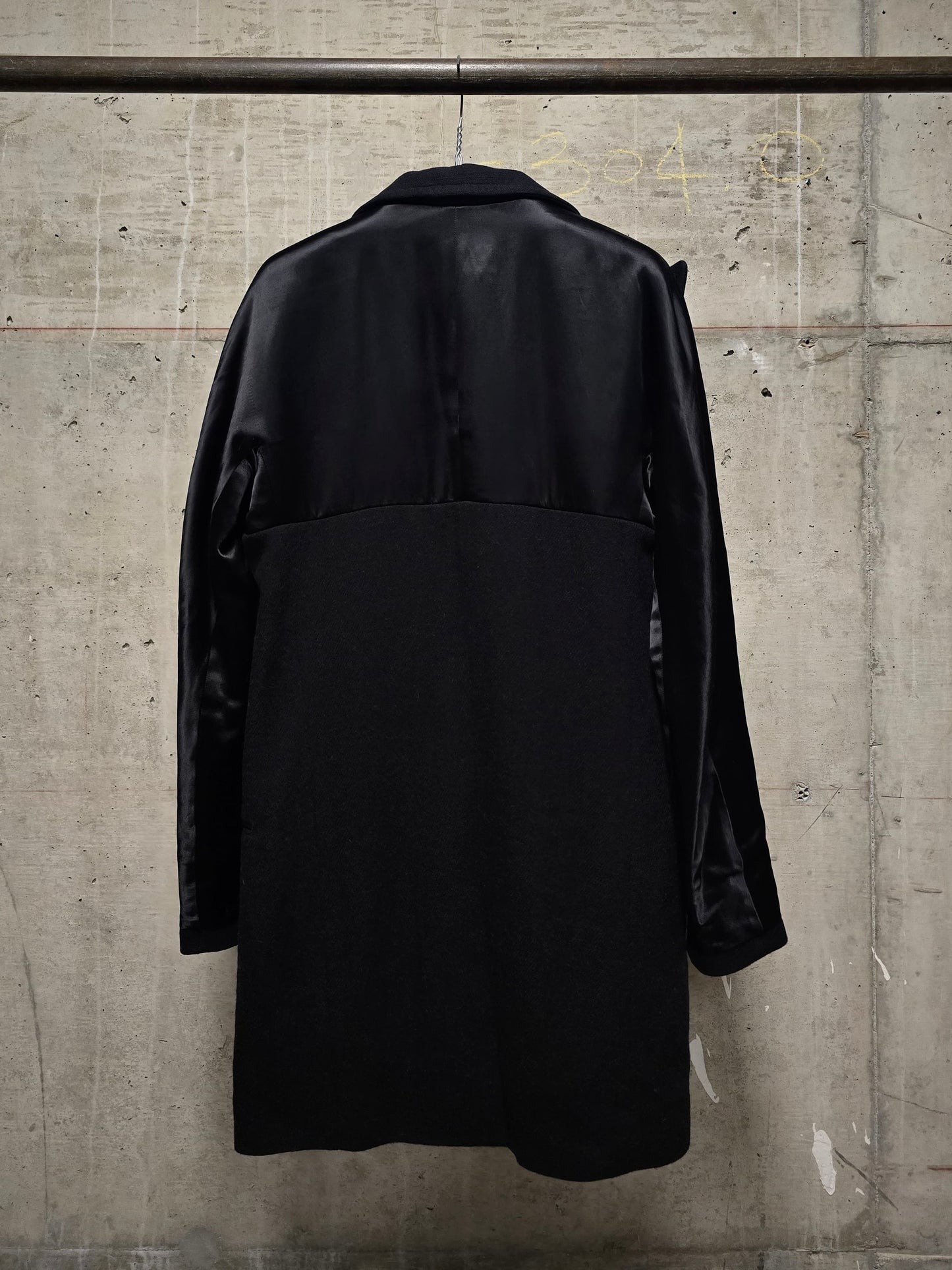 Haider Ackermann 2010s Wide Peak Lapel Open Front Tuxedo Coat