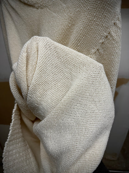 Carol Christian Poell ‘KM/2629-IN PENTASIR/1’ Seamless Round Neck Wool Knitted Sweater detail | DRIEW GARMENTS