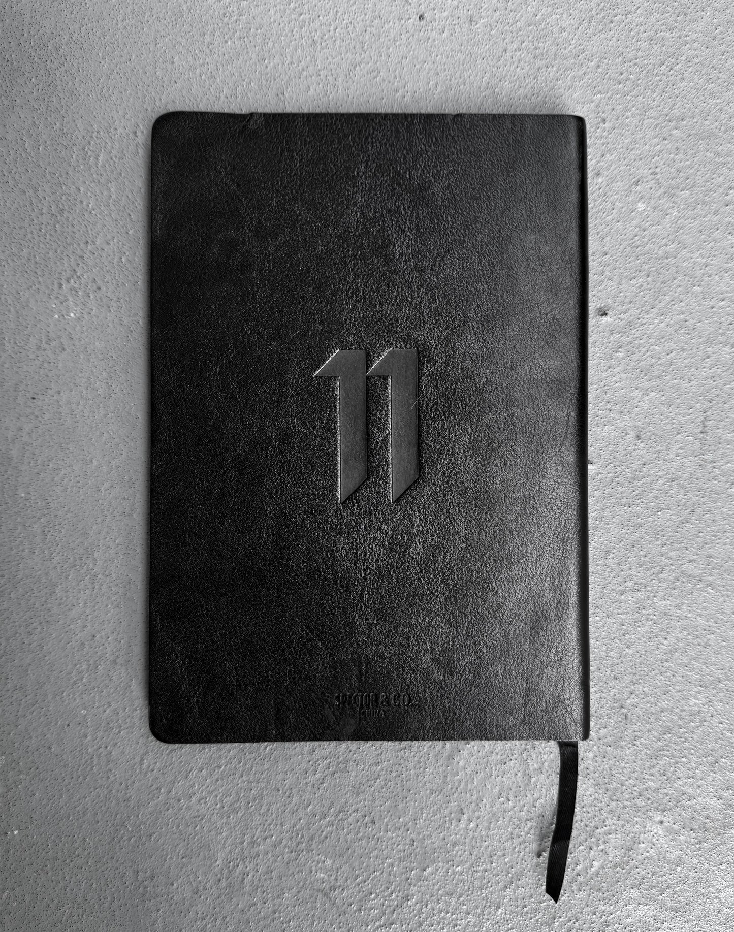 11 by Boris Bidjan Saberi Leather-Bound 160 Page Notebook