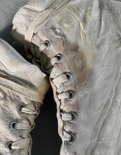 Carol Christian Poell ‘AM/2524 ROOMS-PTC/01’ Object-dyed Kangaroo Leather Drip Sneakers