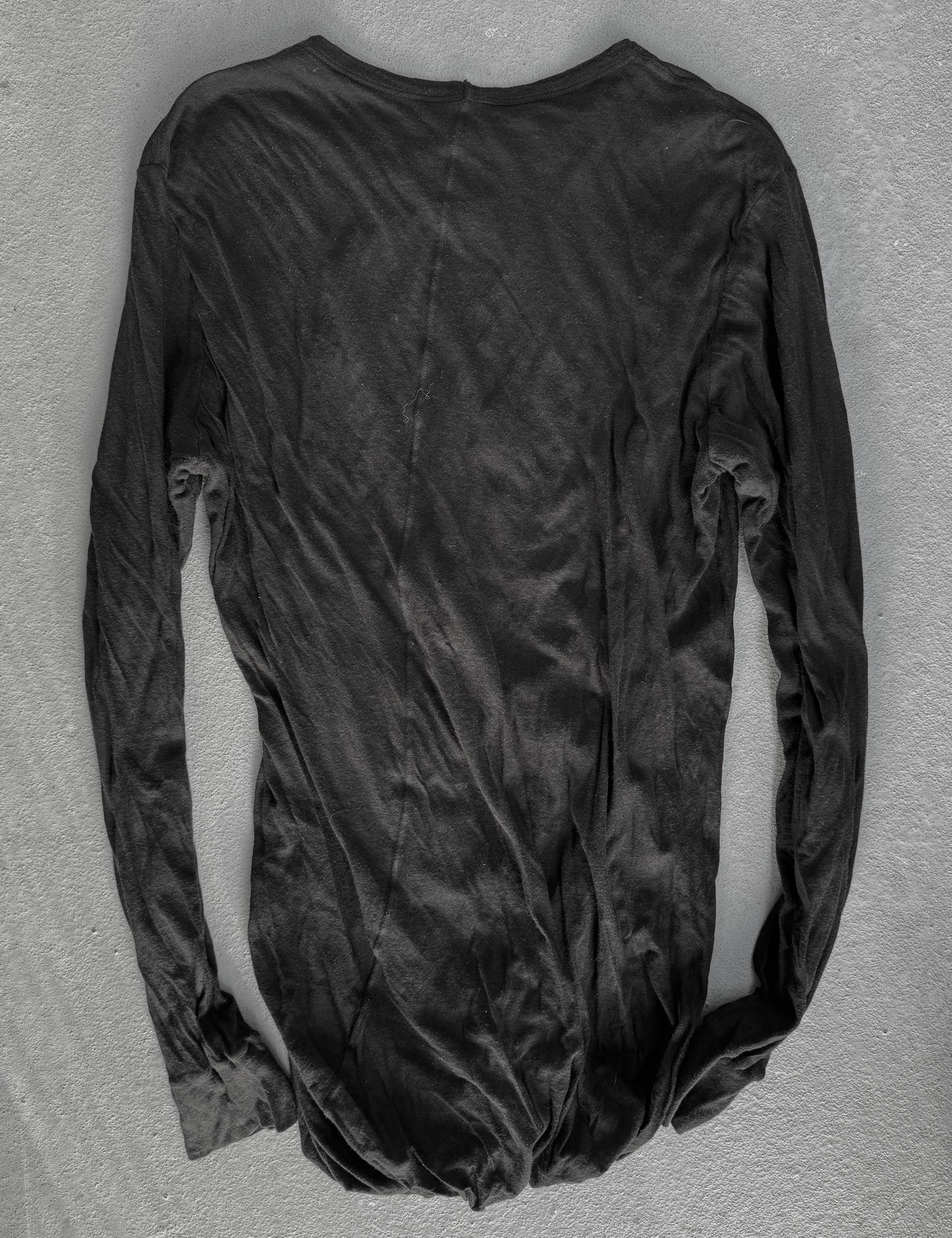 Rick Owens SS20 "TECUATL" Double Layered Long-sleeves detail | DRIEW GARMENTS