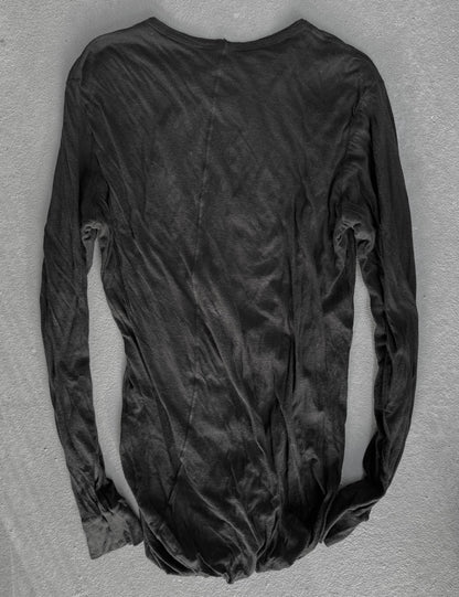 Rick Owens SS20 "TECUATL" Double Layered Long-sleeves detail | DRIEW GARMENTS
