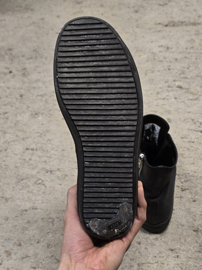 Rick Owens AW12 “MOUNTAIN” Reverse Cow Leather High Top Ramones Sneakers