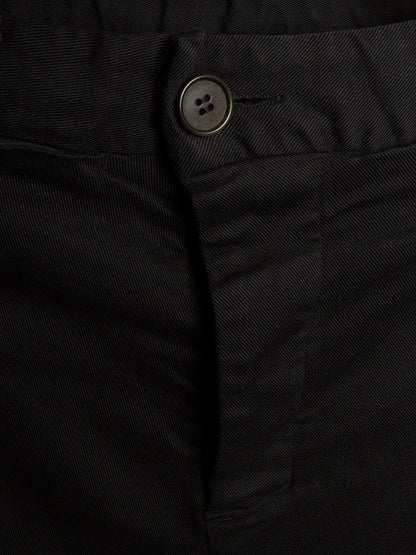 11 by Boris Bidjan Saberi 2010s ‘P14’ Washed Black Frayed Hem Drop-crotch Denim