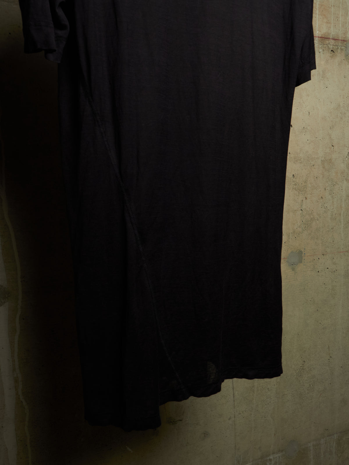11 by Boris Bidjan Saberi 2010s ‘TS1’ Black Semi Sheer Longline T-shirt