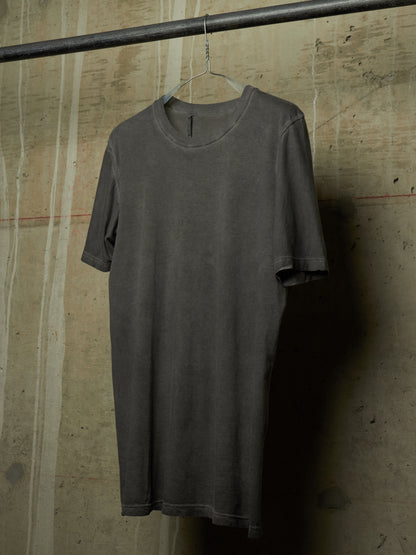 11 by Boris Bidjan Saberi 2010s ‘TS1’ Cold-dyed Grey Cotton Jersey Longline T-shirt
