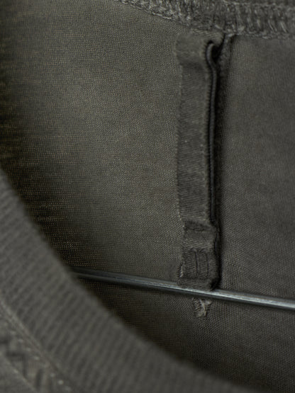 11 by Boris Bidjan Saberi 2010s ‘TS1’ Cold-dyed Grey Cotton Jersey Longline T-shirt