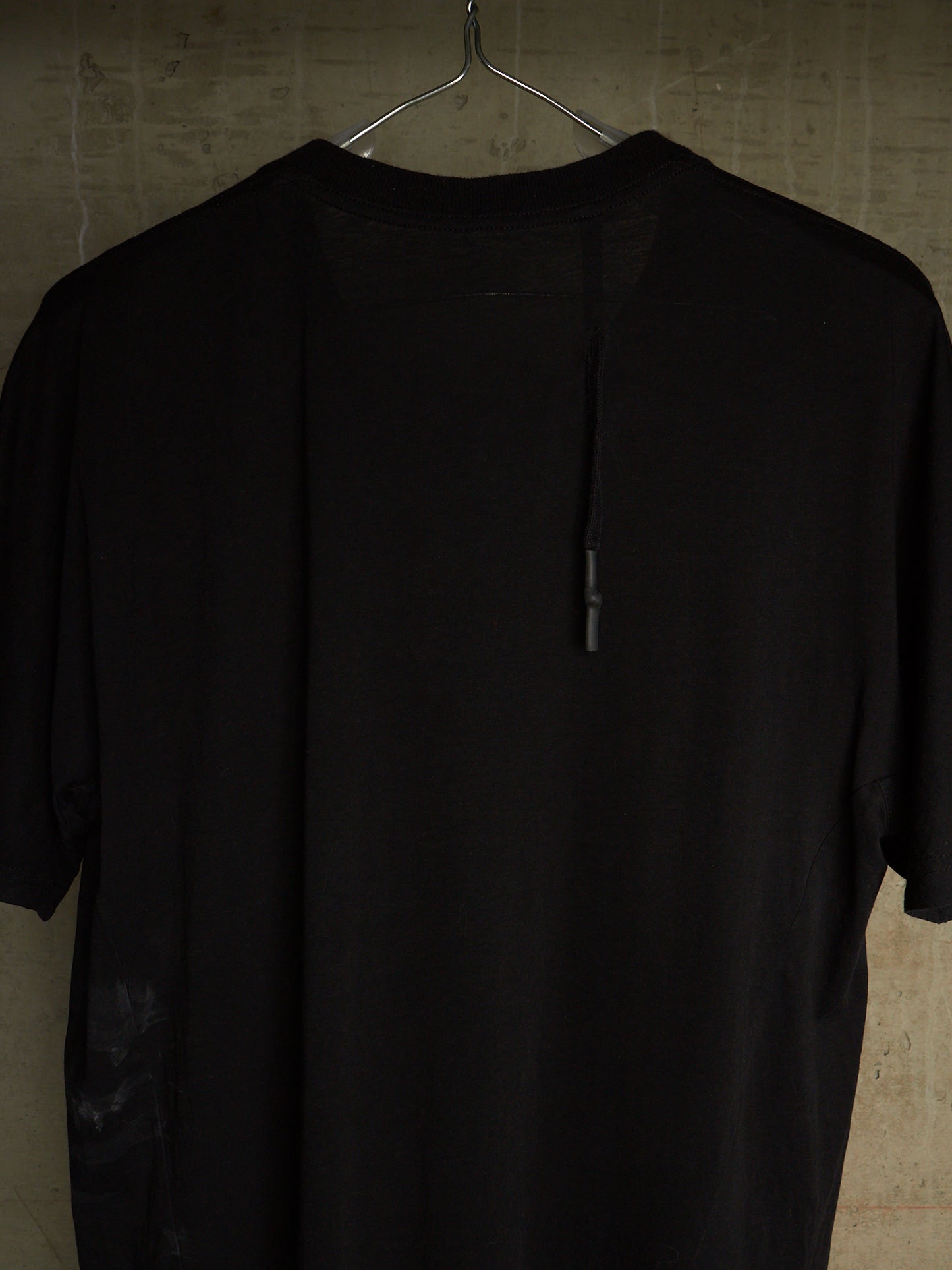 11 by Boris Bidjan Saberi AW19 'TS5' Black Block Dye '11' Print Longline T-shirt