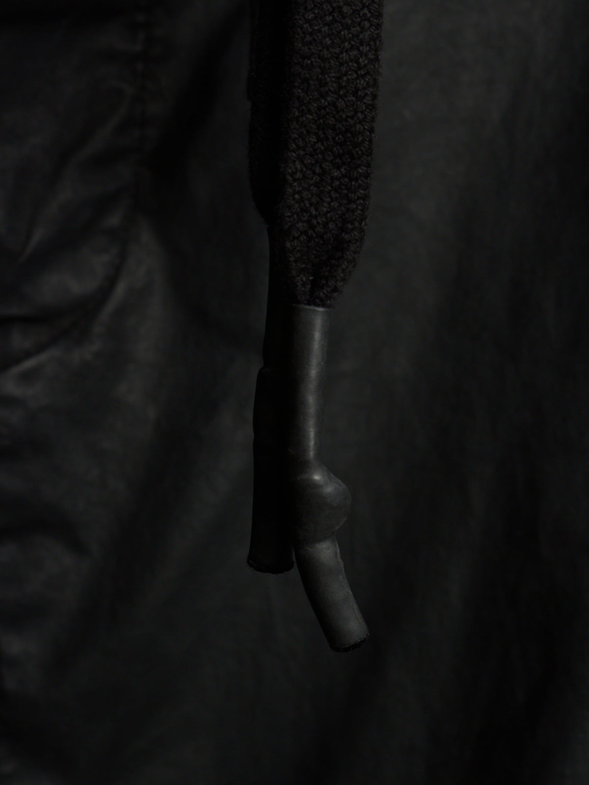 11 by Boris Bidjan Saberi 2010s Wax Coated Drop-crotch Cargo Pants