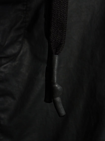 11 by Boris Bidjan Saberi 2010s Wax Coated Drop-crotch Cargo Pants
