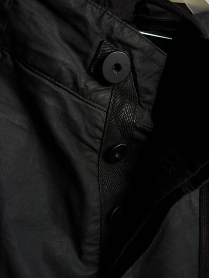 11 by Boris Bidjan Saberi 2010s Wax Coated Drop-crotch Cargo Pants