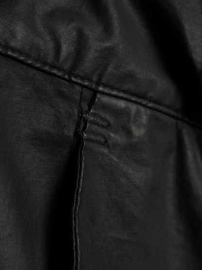 11 by Boris Bidjan Saberi 2010s Wax Coated Drop-crotch Cargo Pants