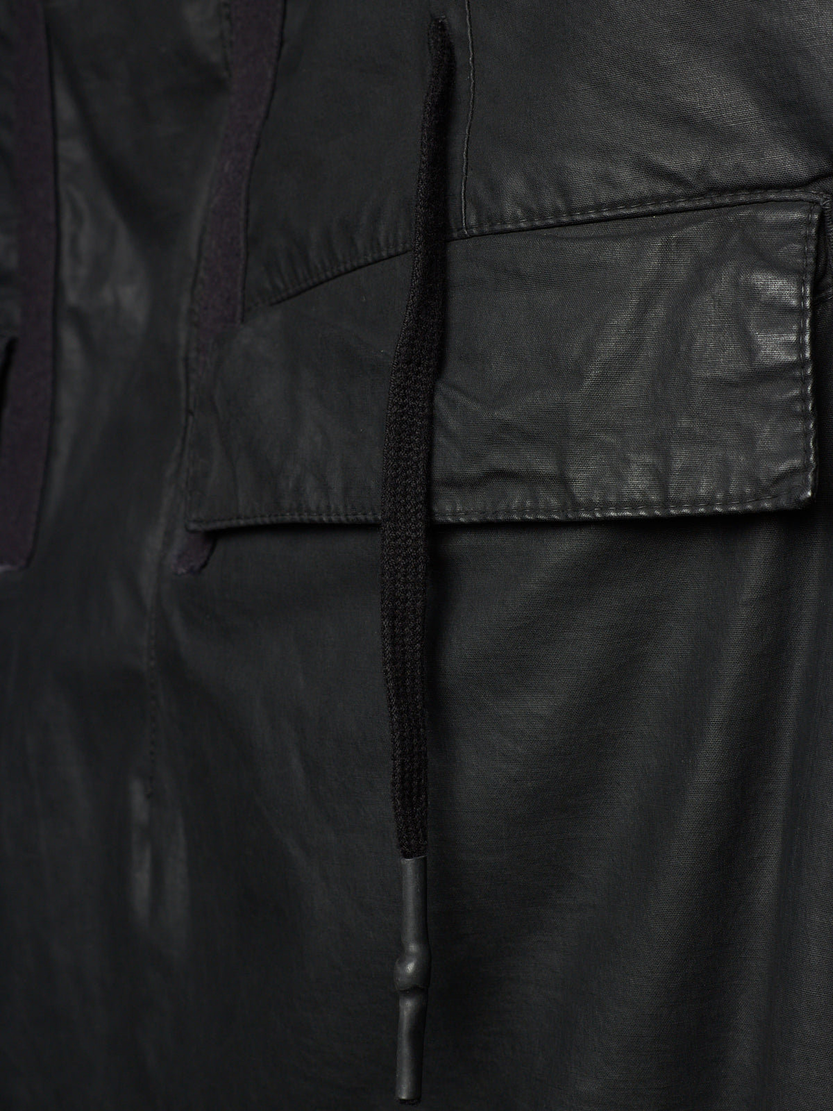 11 by Boris Bidjan Saberi 2010s Wax Coated Drop-crotch Cargo Pants
