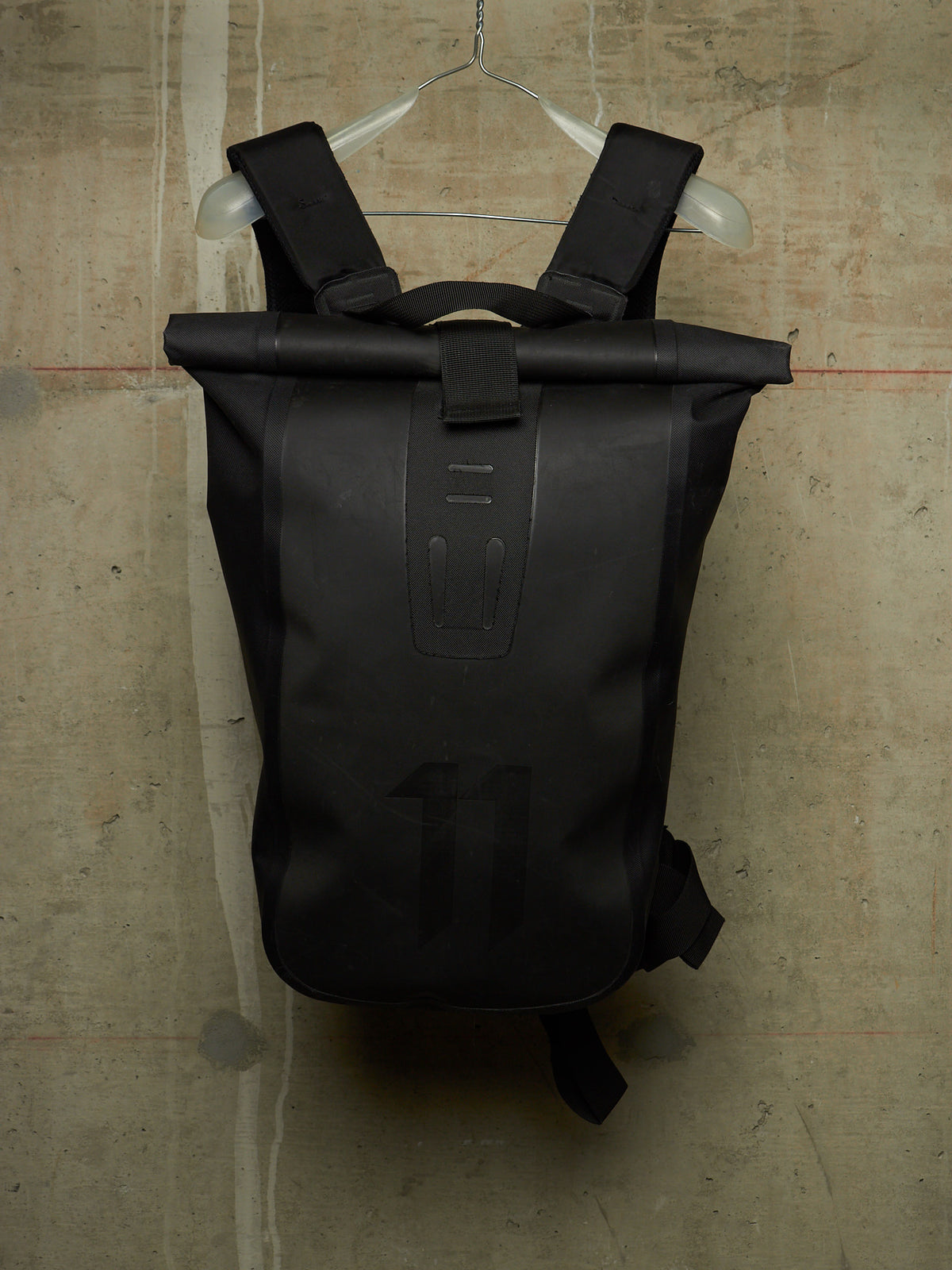 11 by Boris Bidjan Saberi x Ortlieb Black Nylon Velocity Back Pack