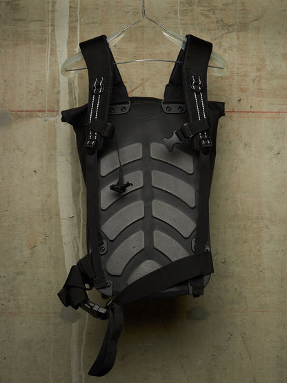 11 by Boris Bidjan Saberi x Ortlieb Black Nylon Velocity Back Pack