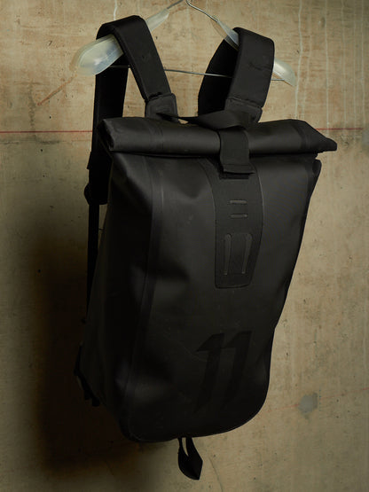 11 by Boris Bidjan Saberi x Ortlieb Black Nylon Velocity Back Pack