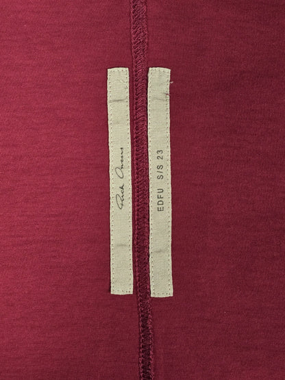 Rick Owens SS23 "EDFU" FUCHSIA Level T-shirt