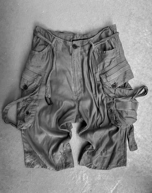 Julius_7 SS11 “Chaos; Ontological Anarchism” Gas-Mask Cargo Shorts