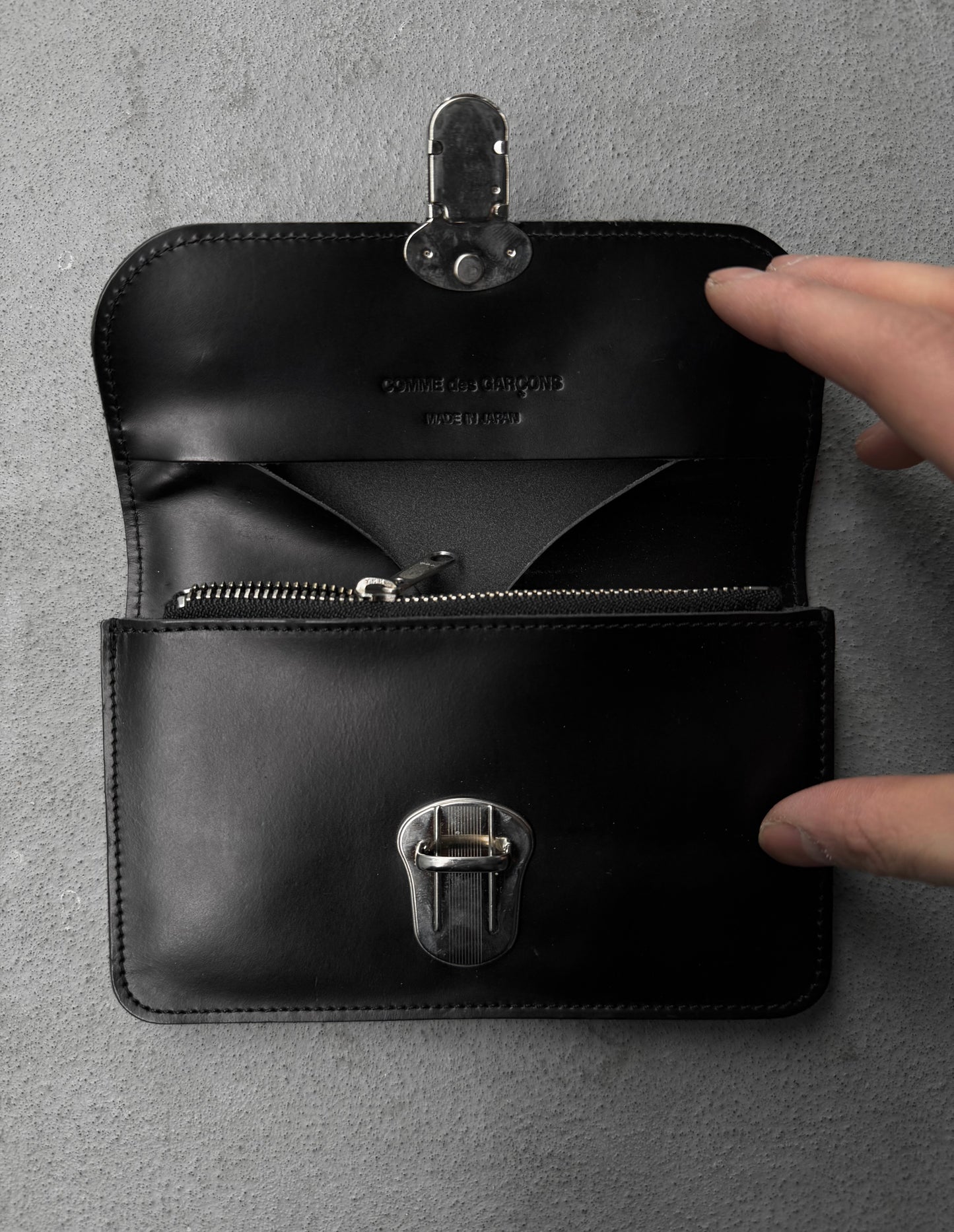 COMME des GARÇONS SS23 Studded Leather Wallet