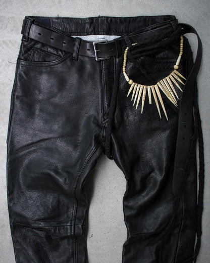 Number (N)ine SS99 Lambskin Rider Leather Pants