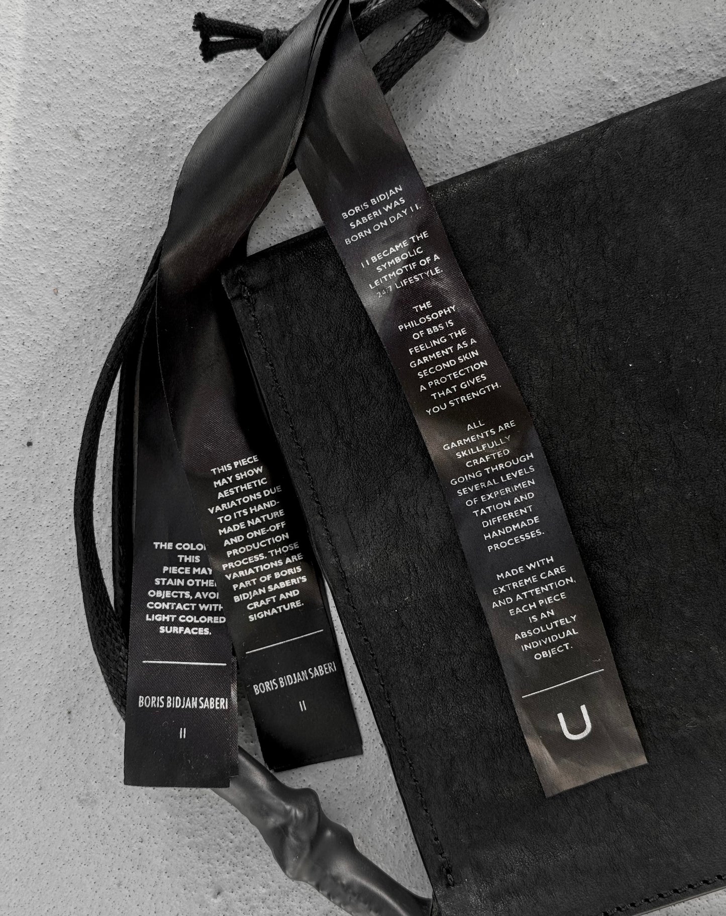 Boris Bidjan Saberi 'FMM20033' Horse Leather Walletbag