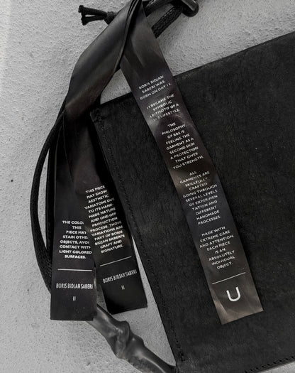 Boris Bidjan Saberi 'FMM20033' Horse Leather Walletbag