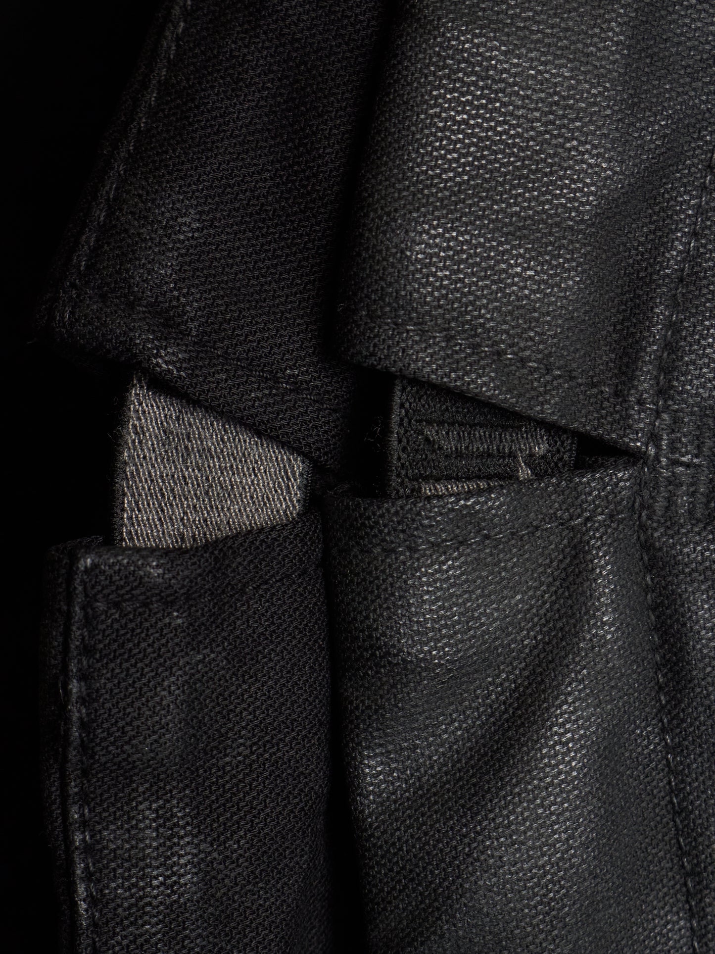 11 by Boris Bidjan Saberi AW18-19 'J14 F-1456' Lined Waxed Zipped Trucker Jacket