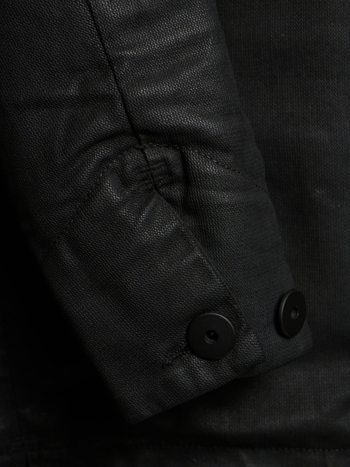 11 by Boris Bidjan Saberi AW18-19 'J14 F-1456' Lined Waxed Zipped Trucker Jacket