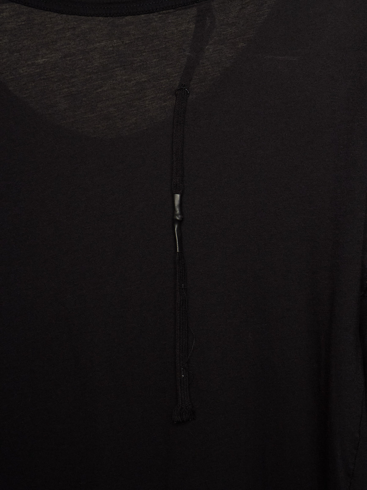 11 by Boris Bidjan Saberi 2010s Black Distressed Overlock Wide T-shirt