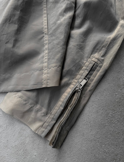 Rick Owens SS13 "ISLAND" PEARL Mollino Poly Zip-Up Jacket detail | DRIEW GARMENTS
