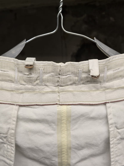 Carol Christian Poell 'PM/2671OD-IN BETWEEN/2' Object-dyed Visible Meltlock Front Zip Trousers