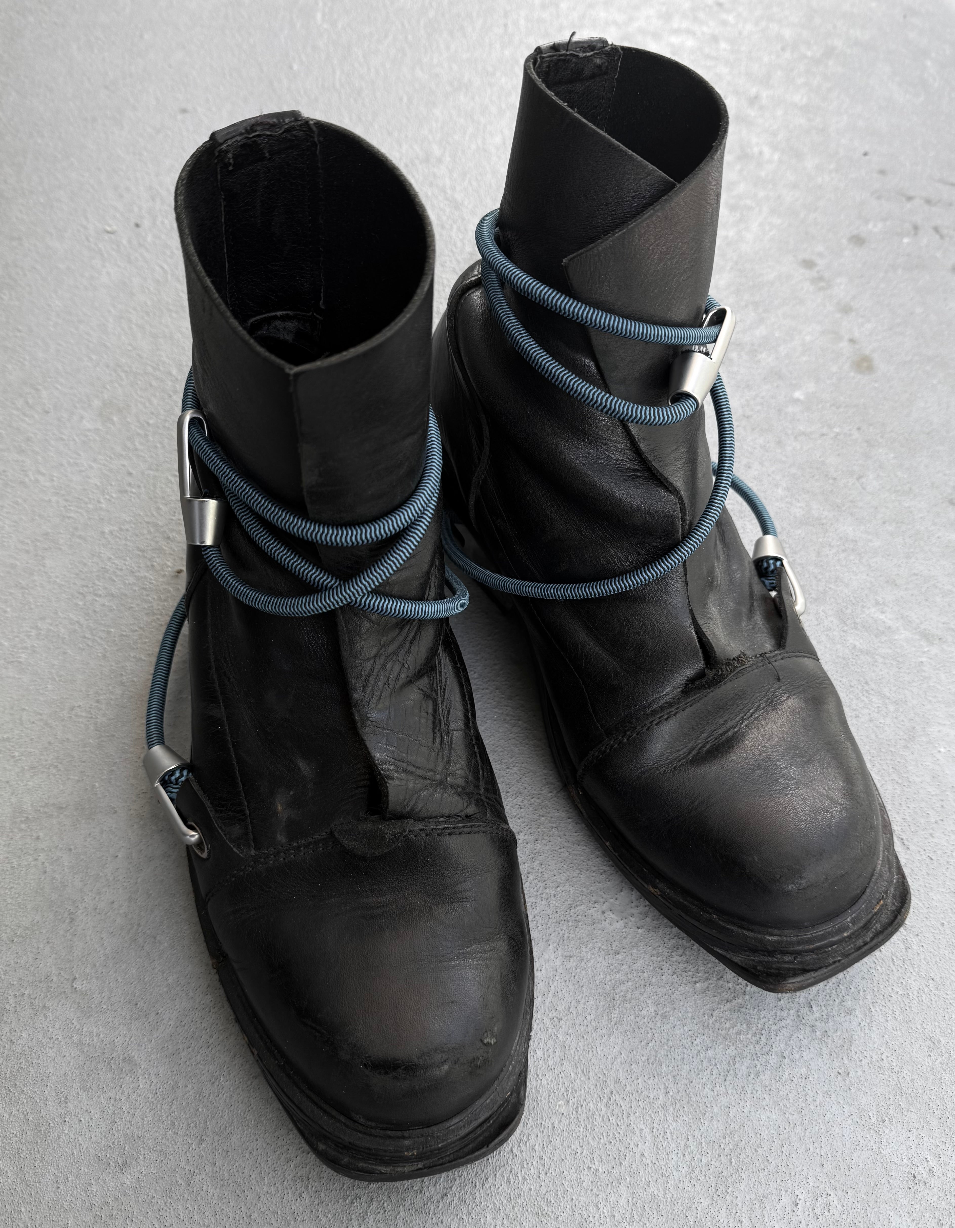 Dirk Bikkembergs AW96 Metal Heel Leather Boots | DRIEW