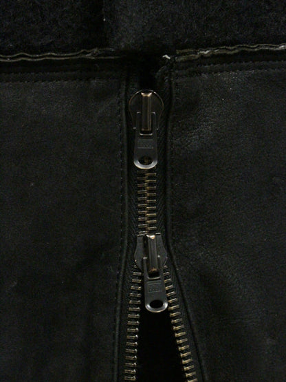 Number (N)ine AW05 "The High Streets" Hybrid Wool Sheep Leather Cargo Blazer
