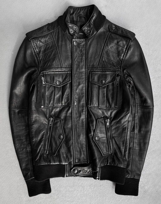 Surface To Air SS13 “Outsider” Multi-pockets Lambskin Leather Jacket