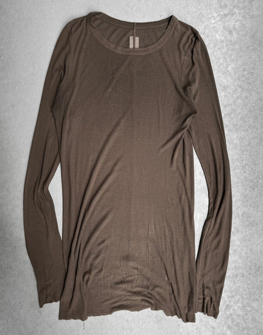 Rick Owens SS15 “FAUN” DNA Dust Sheer Ribbed Cotton Long-sleeves