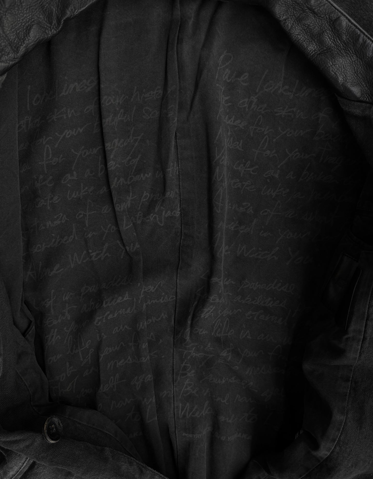 Isamu Katayama “BACKLASH” SS13 Object-dyed Calfskin Trim Linen Blazer