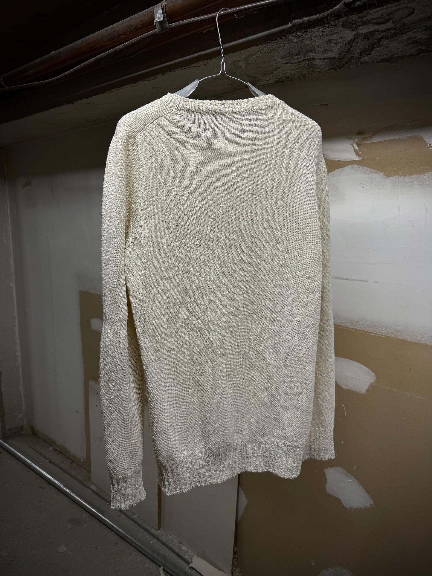 Carol Christian Poell ‘KM/2629-IN PENTASIR/1’ Seamless Round Neck Wool Knitted Sweater detail | DRIEW GARMENTS