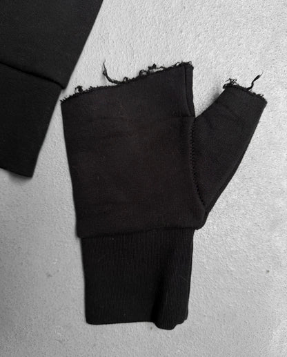 thom/krom 'GLOVES 42' Raw Edge Fingerless Gloves