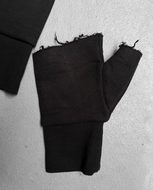 thom/krom 'GLOVES 42' Raw Edge Fingerless Gloves