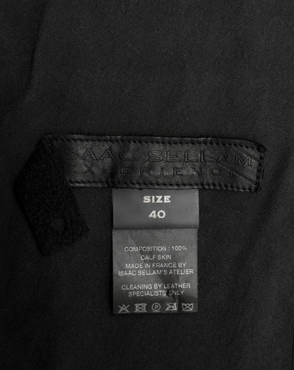 Isaac Sellam: “Experience” Calfskin Suede Leather Pionnier Spine Jacket