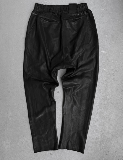 Julius_7 SS16 "Angel_s;" Coated Cotton Sweatpants