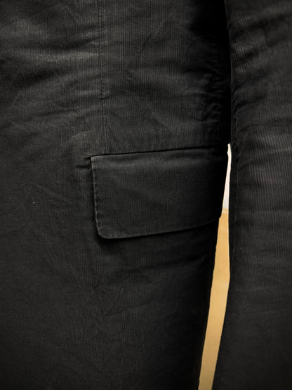 Carol Christian Poell 2010 'GM/2618OOD CORD-PTC/10' Taped Seam Titanium Prosthetic Elbow Overlock Blazer