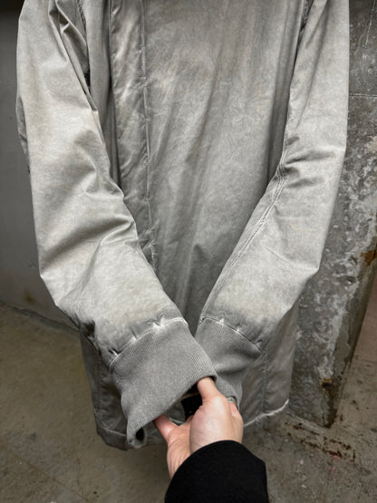 Rick Owens DRKSHDW AW10 "GLEAM" PEARL Hooded Padded Parka Coat detail | DRIEW GARMENTS