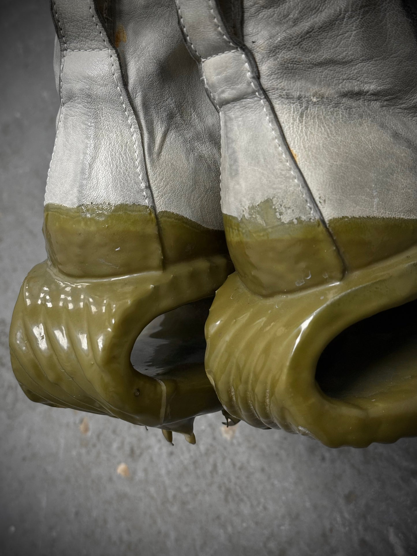 Carol Christian Poell 'AM/2694P ROOMS-PTC/33' U-Jack Prosthetic Kangaroo Leather Drip Sneakers
