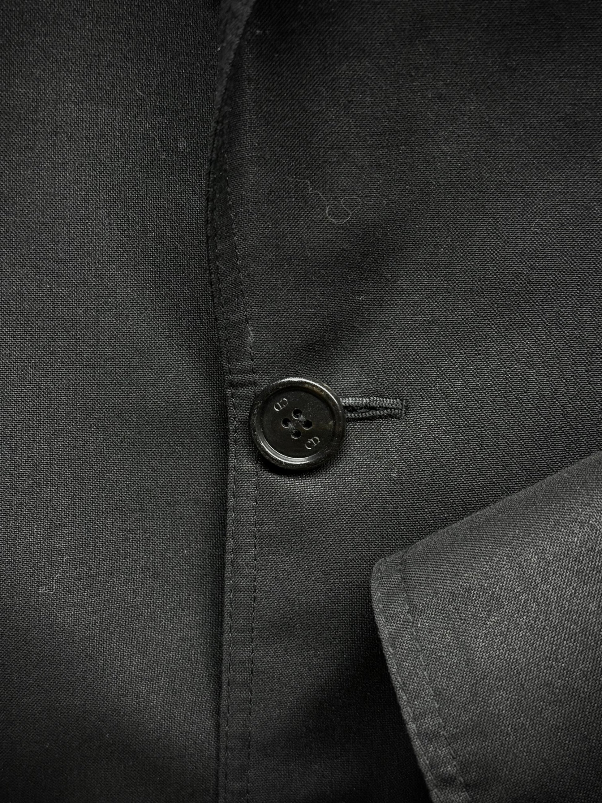 DIOR HOMME by Hedi Slimane SS07 "We Look Good Together" Metallic Two-Button Blazer detail | DRIEW GARMENTS
